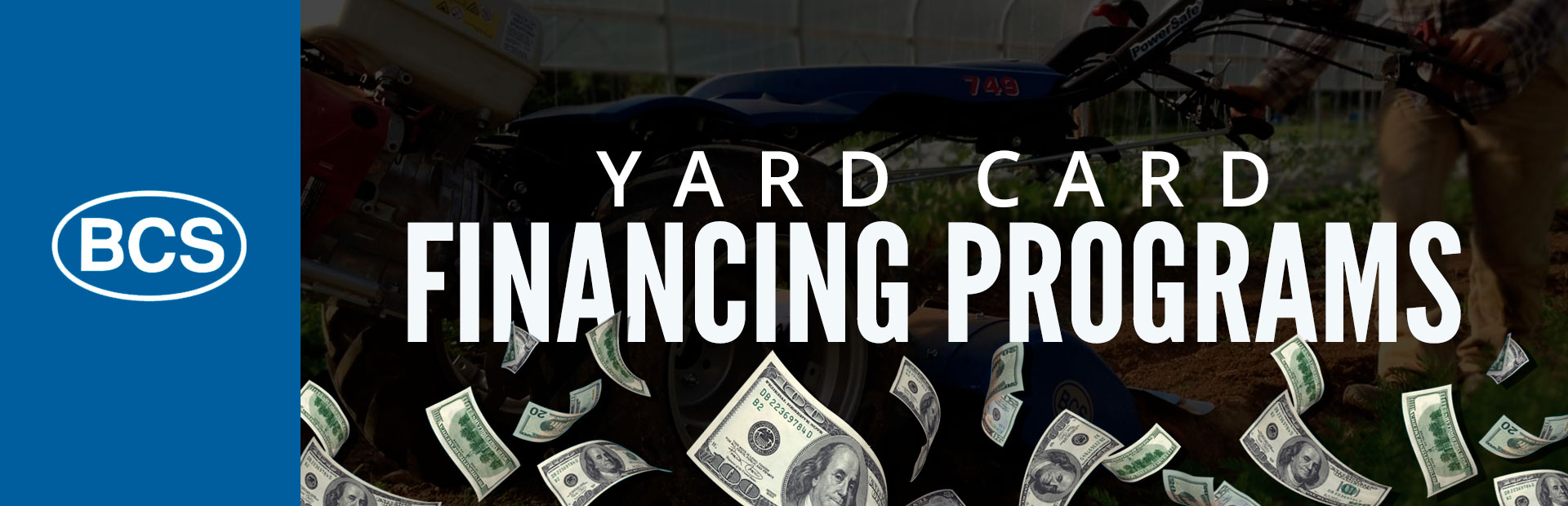 BCS America: BCS America - Yard Card Financing Programs